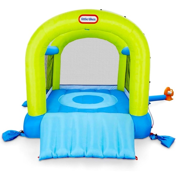 (Used) Inflatable Bounce House - Blue and Green - Picture 1 of 1